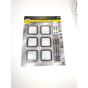 DEFIANT 6-pack Accent Lights With Remote Control brand new fast shipping